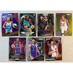 2024 Panini Prizm WNBA Insert Lot 7 Cardoso RC Groovy Fractal Fearless